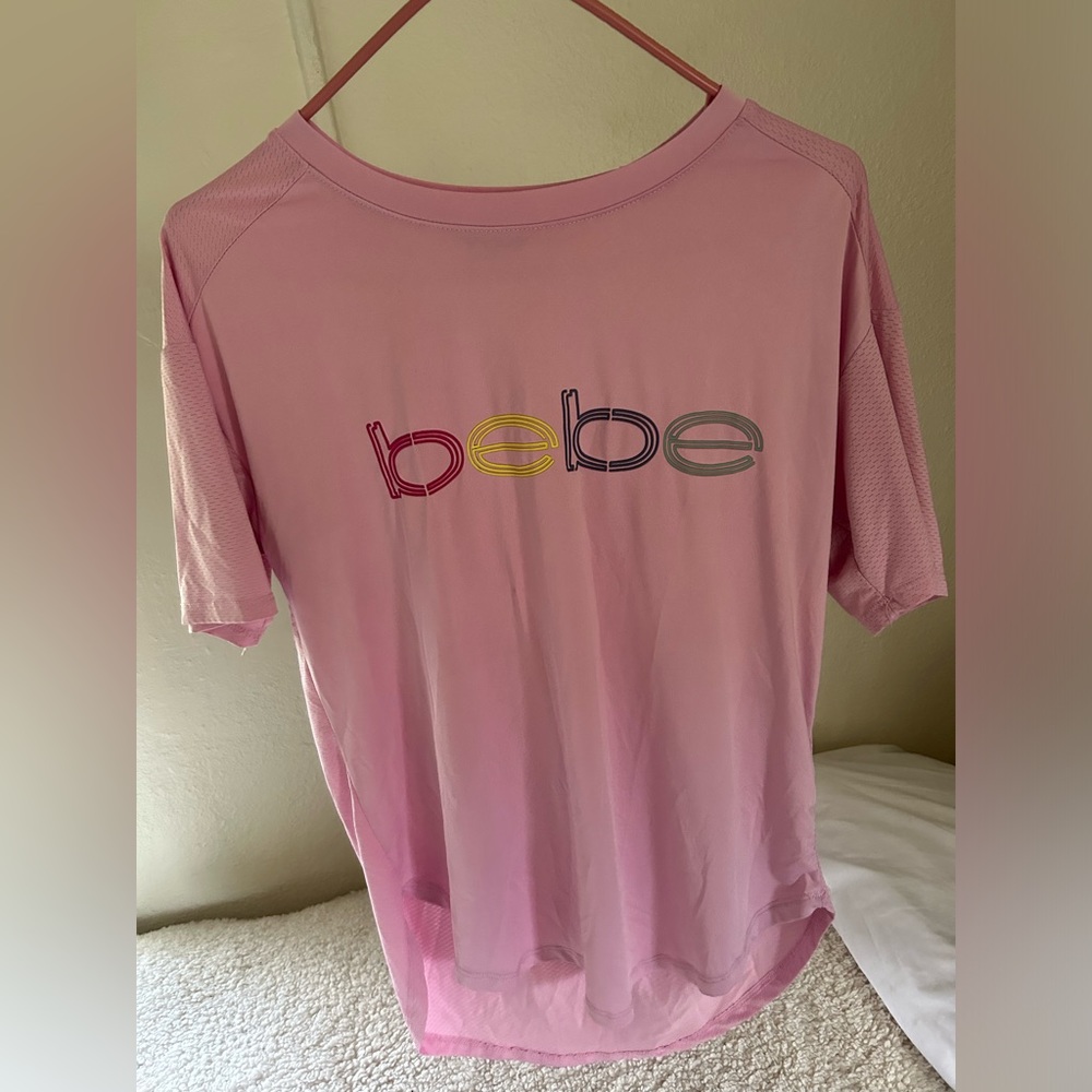 Pink BeBe sports top